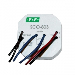 F&F Ściemniacz LED 36W 12V DC z pam.fi55 SCO-803