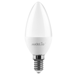 MAXLED żarówka LED E14 B45  5W 230V BIAŁA CIEPŁA