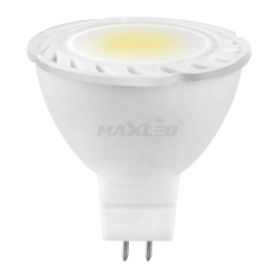 MAXLED żarówka LED MR16 5W COB 100-250V biała ciepła
