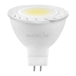 MAXLED żarówki LED MR16 5W COB 100-250V biała zimna